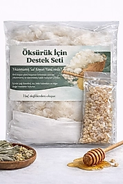 Öksürük seti(yıkanmamış yün,100g günlük sakızı yetişkin)
