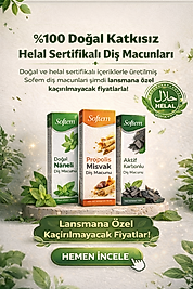 Doğal helal sertifikalı diş macunu